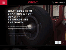 Tablet Screenshot of oliverrubber.com